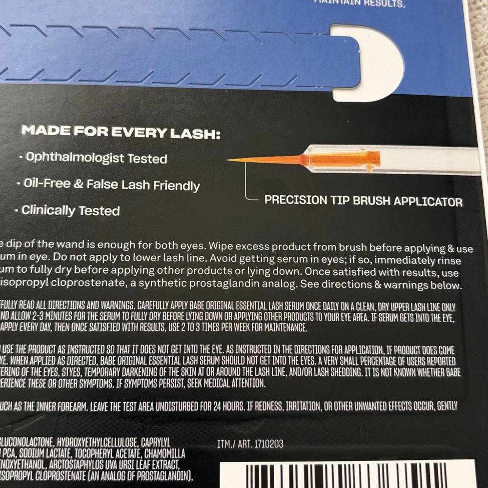 Babe Original Essential Lash Serum Longer, Bolder Looking Lashes - Picture 4 of 5